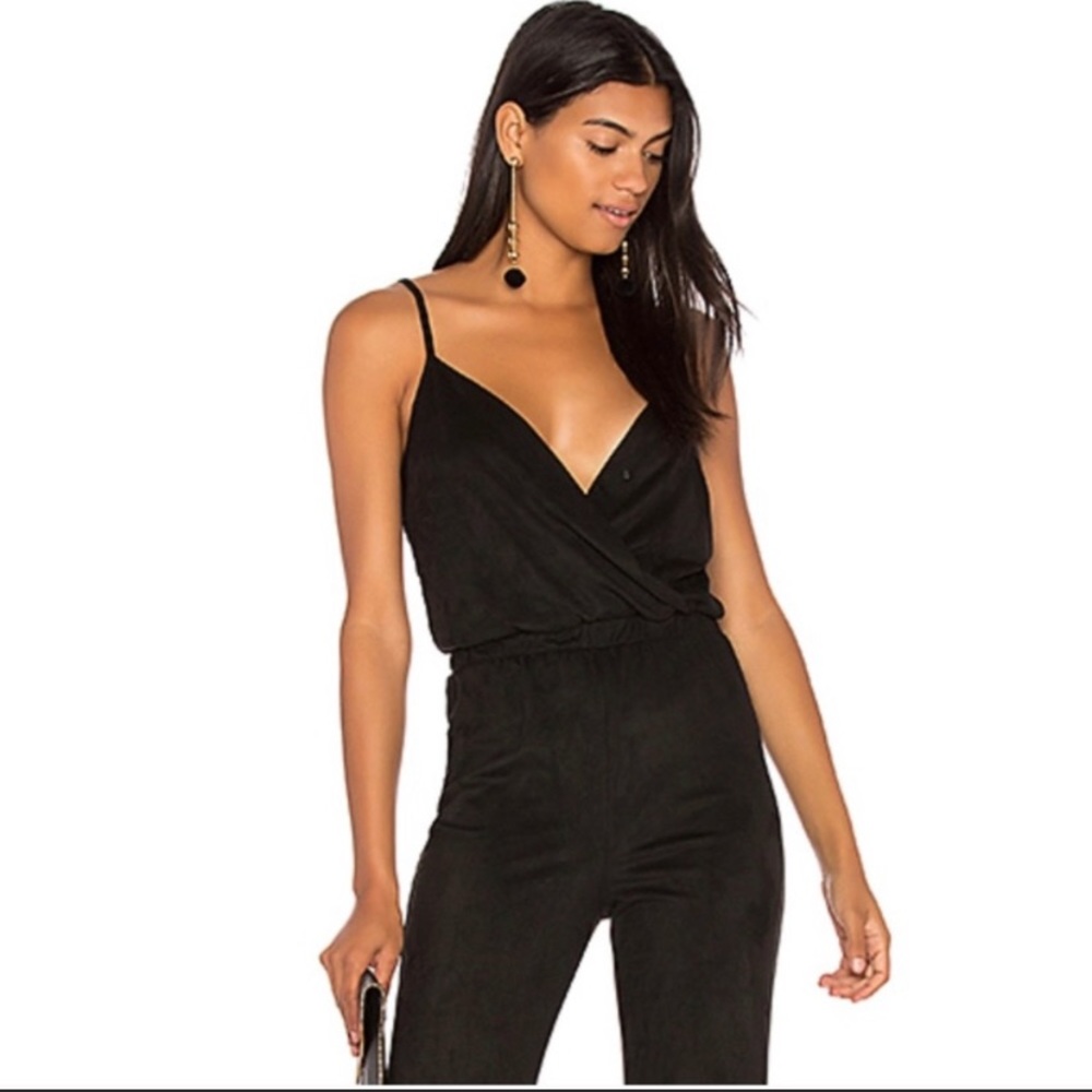 BB DAKOTA JACK  velvet black jumpsuit